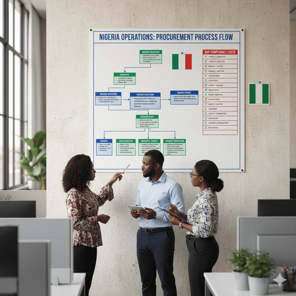 “Standard operating procedures ensuring consistency in Nigerian SMEs.”
