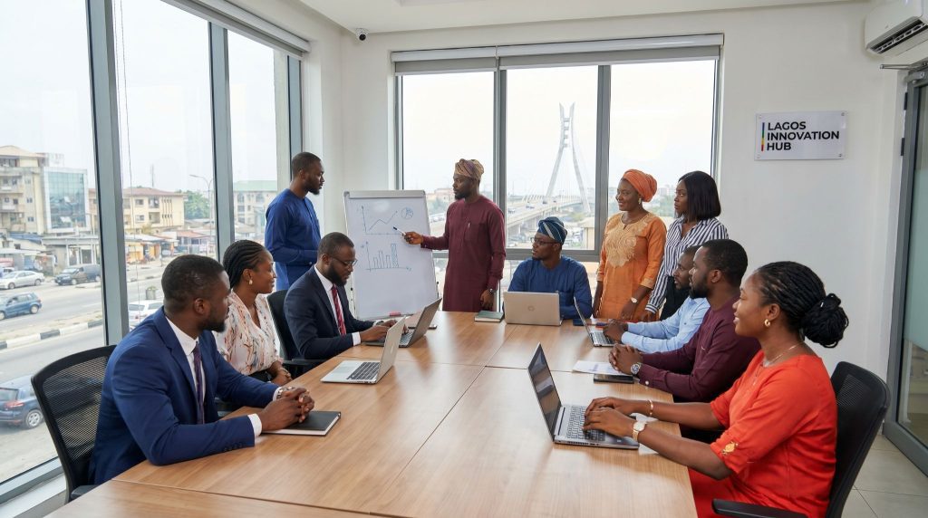 Diverse workforce collaborating in an inclusive workplace environment.